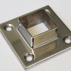 Фланец нержавеющий приварной встык с пазом квадратный Ду 10 Ру 16 AISI 304 10х14х15х12 мм ГОСТ 12821-80