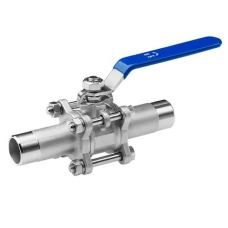 Кран нержавеющий шаровой стальной неполнопроходной муфтовый 12Х18Н10Т ДУ 10 Ру 25